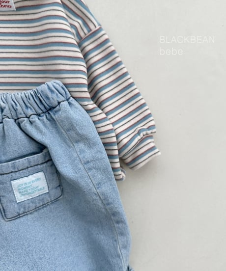4[予約]blackbean slope bebe pants(baby)
