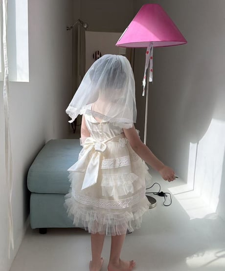 5[予約]aiai white veil princess dress
