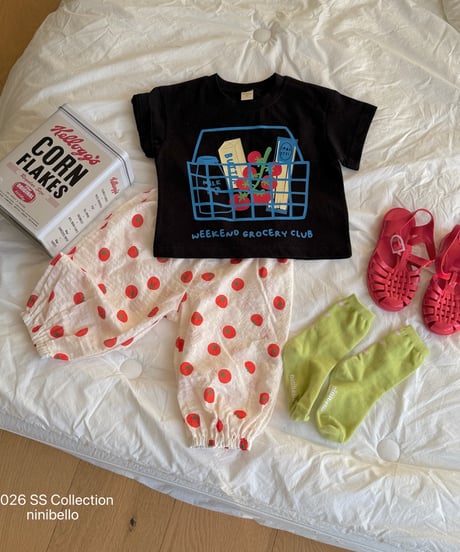 7[予約]ninibello basket tee