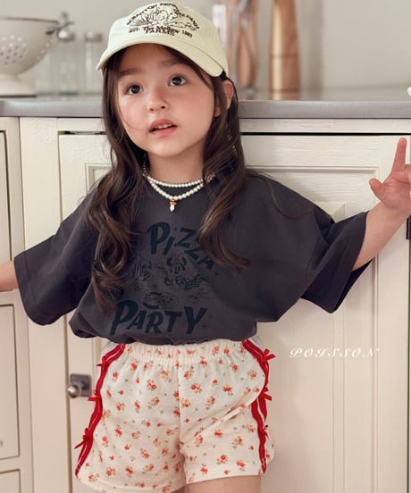 17[予約]poisson flower line shorts