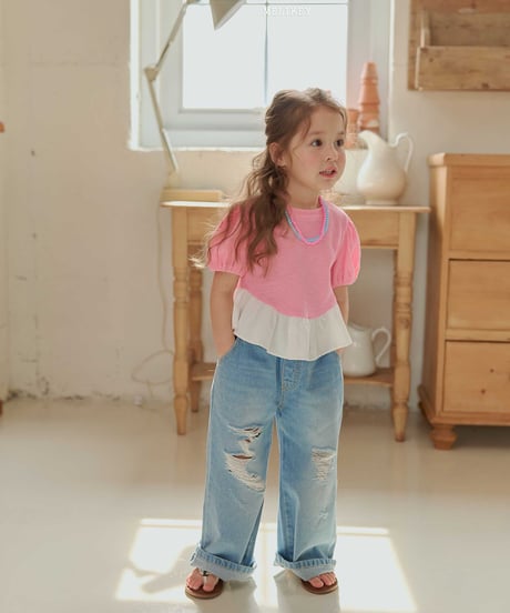 45[予約]melikey folding vintage denim pt(denim)