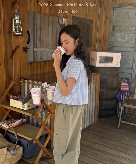 74[予約]matilda&lee summer cargo pants