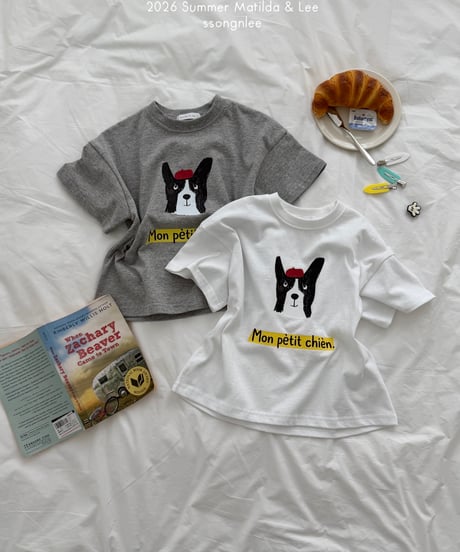41[予約]matilda&lee petit dog tee