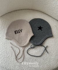 116[予約]送料無料 ELLYMOLLY self made knit hat