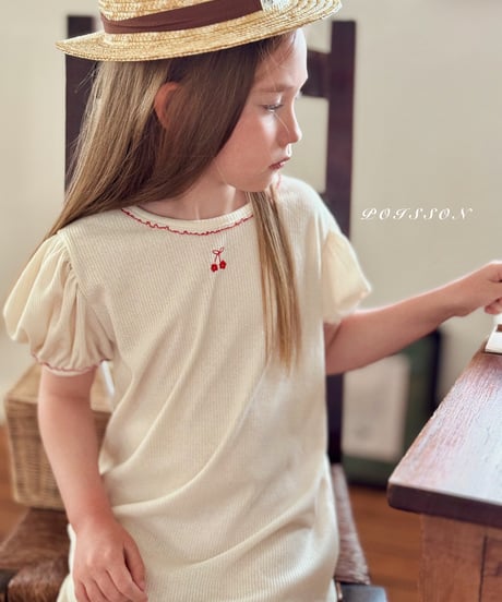 5[予約]poisson cherry puff tee