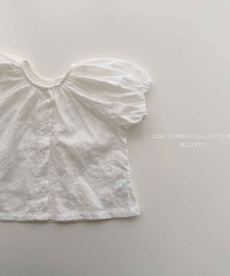 70[予約]melikey mindul shirring blouse