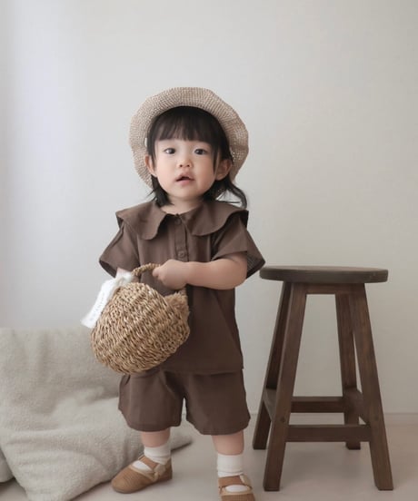 21[予約]mimi market linen sailor blouse
