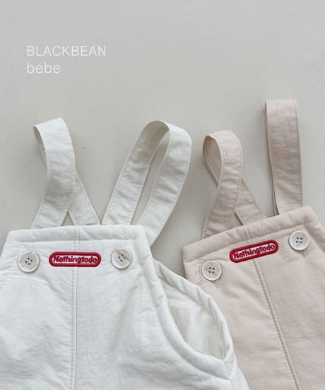 21[予約]blackbean leaf bebe overall set(baby)