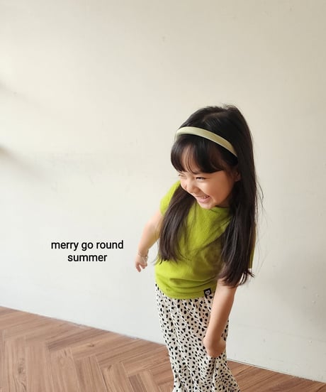 12[予約]merry go round soft short sleeve tee