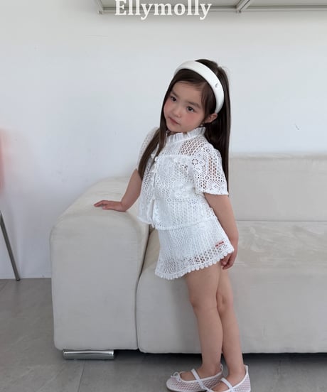 21[予約]ELLYMOLLY logi crochet sk