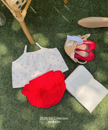 102[予約]ninibello pepper frill bloomers(baby)