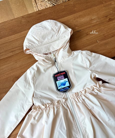 7[予約]ohho ohho frill rain jacket