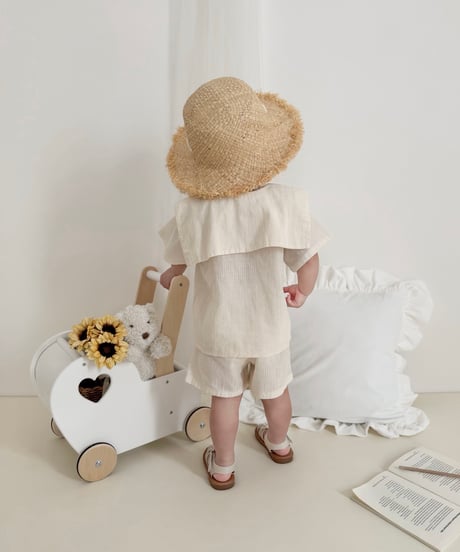 22[予約]mimi market linen short