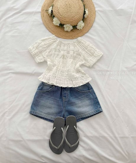 65[予約]melikey vivi lace blouse
