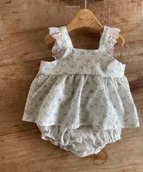 6[予約]anneshirley flower ribbon blouse set