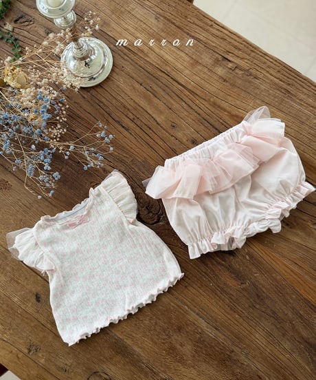 46[予約]marron bebe chouchou set(6-18m)