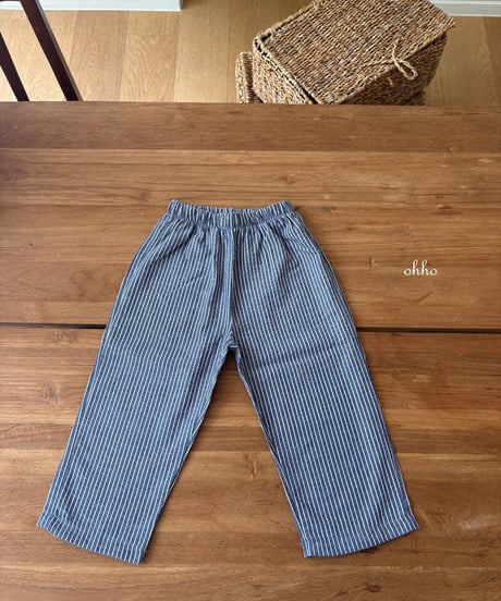 4[予約]ohho pepper strope pants
