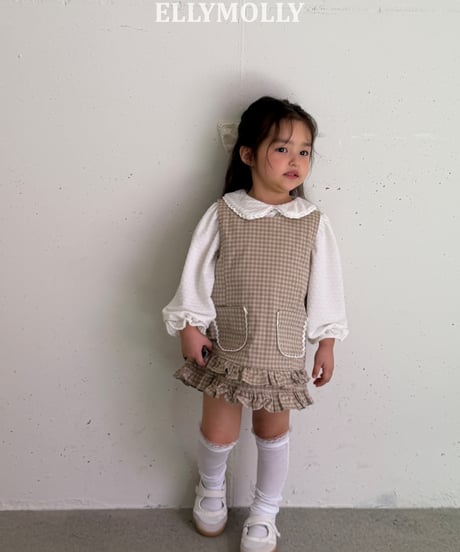 265[予約]ELLYMOLLY little pocket frill ops
