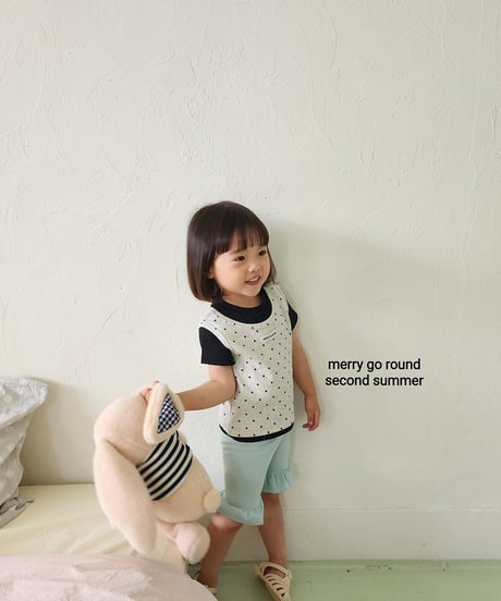 58[予約]merry go round jelly sleeveless set