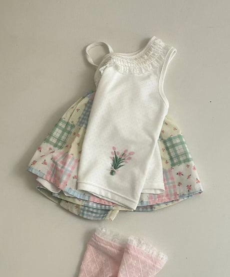 94[予約]aiai yo yo strap sleeveless top
