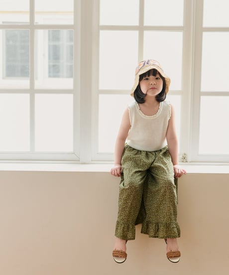3[予約]mon Atelier sabet frill camisole