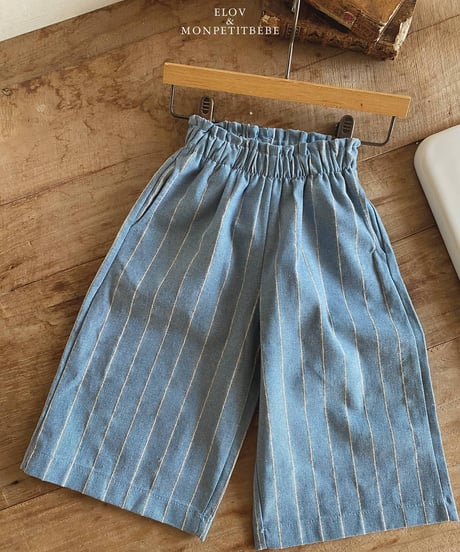 5[予約]elov&monpetitbebe linen wide pants