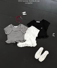 8[予約]matilda&lee summer frill tee