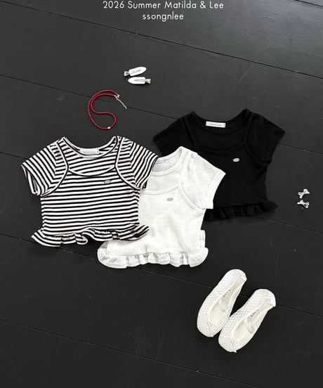 8[予約]matilda&lee summer frill tee