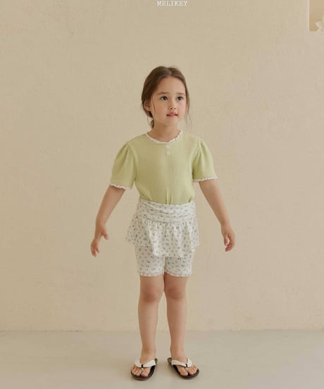 64[予約]melikey shirred 5short skirt leggings