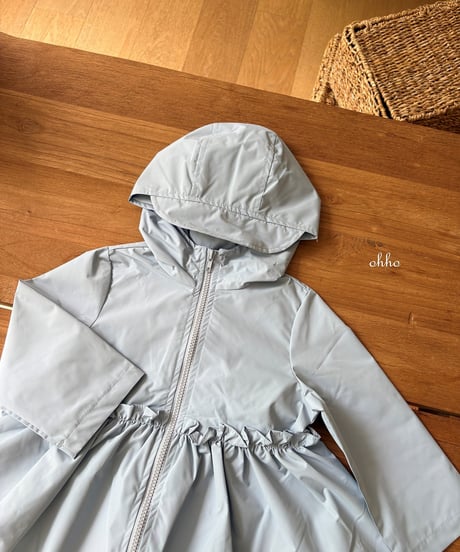 7[予約]ohho ohho frill rain jacket
