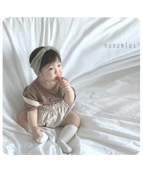 69[予約]nunubiel bebe smile t-shirt