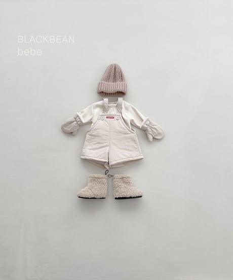 21[予約]blackbean leaf bebe overall set(baby)