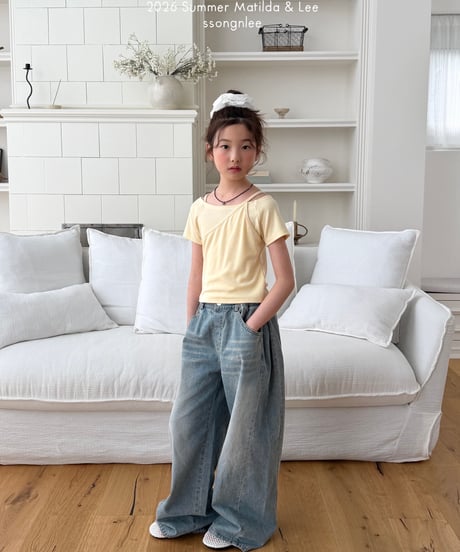 12[予約]matilda&lee unfoot strap tee