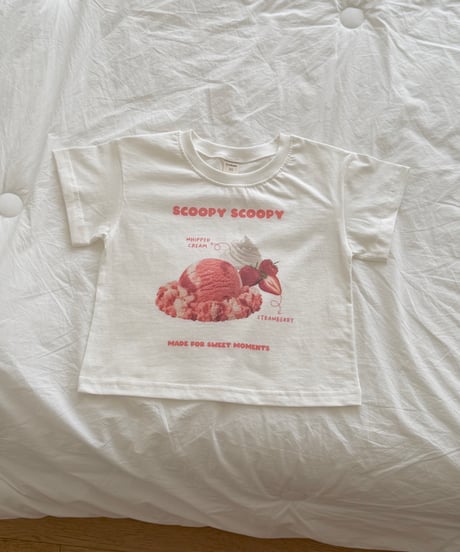 106[予約]ninibello scoop scoop short sleeve t-shirt(baby)