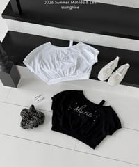 15[予約]matilda&lee cubic lettering tee