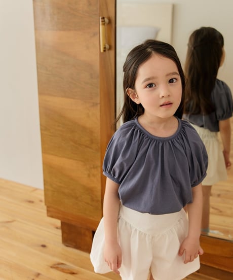 4[予約]mon Atelier shirring t