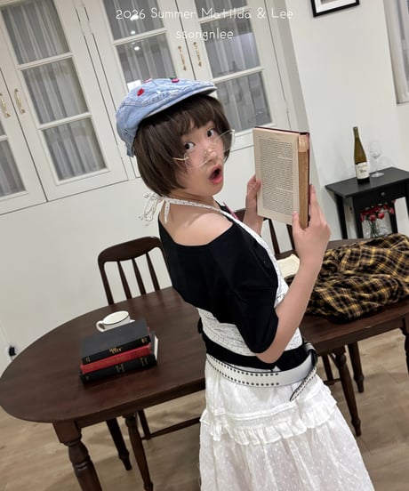 81[予約]matilda&lee dot off shoulder set
