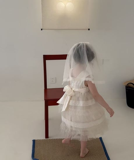 5[予約]aiai white veil princess dress