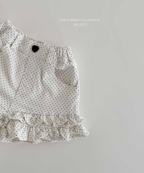 43[予約]melikey tutu frill shorts