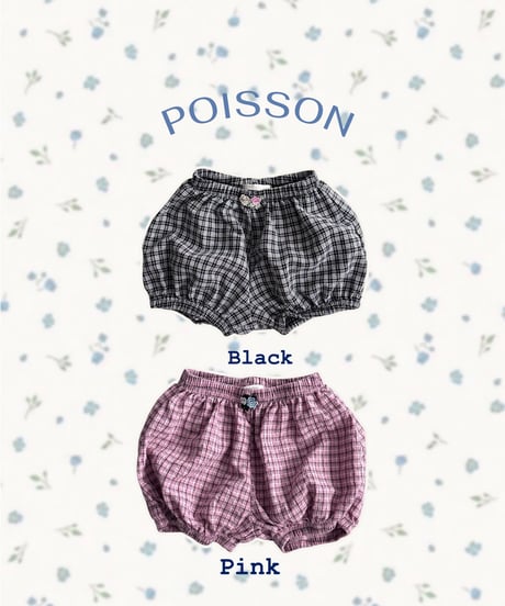 18[予約]poisson check bloomer