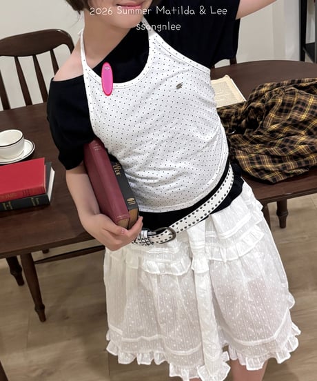 81[予約]matilda&lee dot off shoulder set