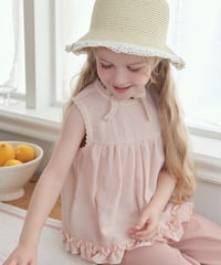 17[予約]Roa sleeveless york frill blouse