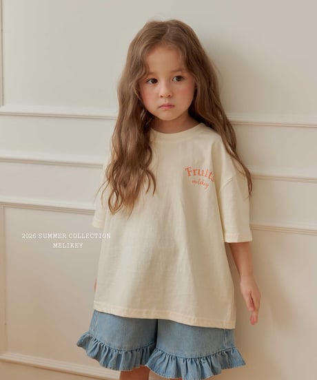 40[予約]melikey frill 5part denim pt