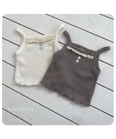 13[予約]nunubiel bebe eyelet sleeveless