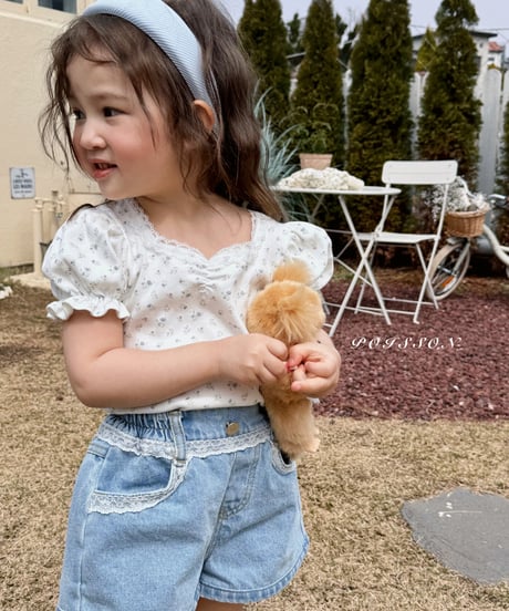 10[予約]poisson vintage lace shorts
