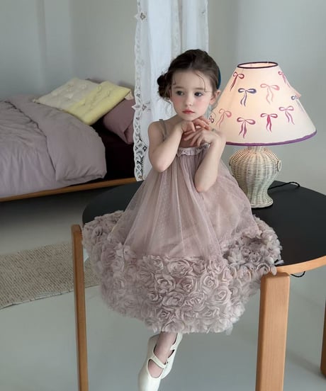18[予約]aiai rose bloom dress