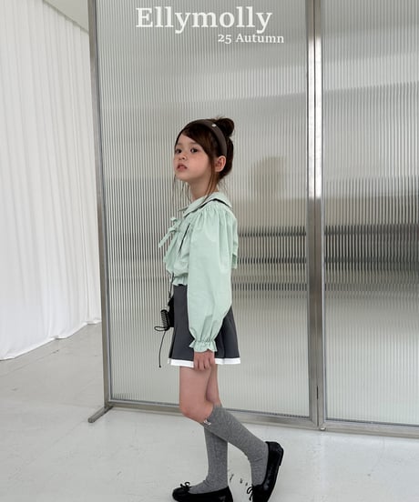 [即納]ELLYMOLLY shushu color skirt
