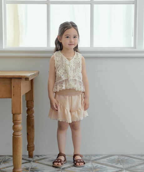 21[予約]Roa pure lace vest