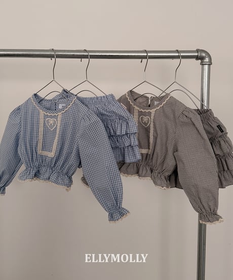 240[予約]ELLYMOLLY lulu check cancan pt