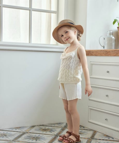 6[予約]Roa pony knit shorts set